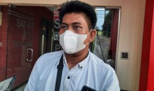 Mantan karyawan BUMD PT. TMB Mulyadi saat berada di Satreskrim Polres Tanjungpinang