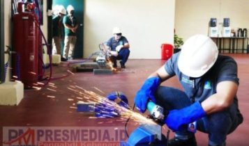 Pelatihan vokasi tenaga kerja di salah satu BLK di kawasan Lagoi Bintan. Foto Ismail presmedia.id