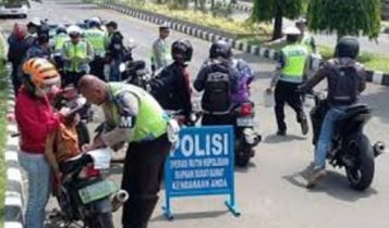 Razia kendaraan bermotor