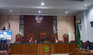 Sidang dugaan Korupsi Pengadaan Mesin Tepung Ikan dengan terdakwa Risalasi mantan Direktur PT.Pembangunan Selingsing Mandiri PSM BUMD Lingga