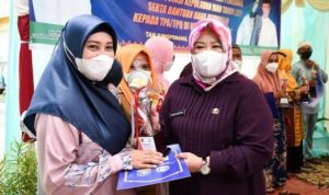 Marlin Agustina saat Kunjungan dan Pembinaan ke LPTQ Kota Tanjungpinang di TPQ Nurul Fath