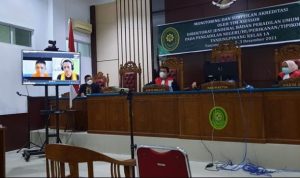 Sidang Kasus Narkoba sabu dengan terdakwa Napi Lapas Kelas II A Tanjungpinang terdakwa Windi Ramdan Permady di PN Tanjungpinang e1638446273406