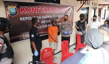 Tersangka HS diutetapkan Tersangka Karena nekat Merudapaksa seroang Gadis di Desa Kelong Kabupaten Bintan 1