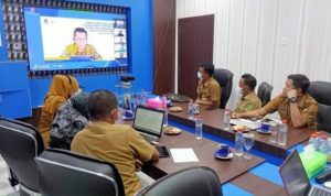 Gubernur Kepulauan Riau pada Rapat Koordinasi DAK Fisik dan Dana Desa yang dilaksanakan secara virtual.