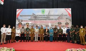 Gubernur Kepri Ansar Ahmad membuka Musrenbang Kabupaten Natuna di Gedung Sri Serindit Ranai