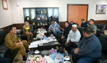 Gubernur Kepri menerima audiensi DPD APDESI Kepri.