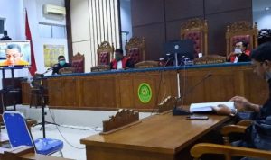 Sidang Online Korupsi dana BOS Mantan Kepsek Batam Muhammad Chaidir Hanya Dituntut 1 Tahun Penjara