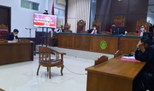 Sidang Putusan Terdakwa pengadaan Mesin Tepung Ikan BUMD Lingga Wfeizon dihukum 5 tahun dan 6 bulan.