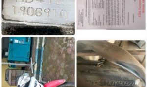 Barang Bukti Motor curian yang diamankan Polresta Tanjungpinang dari 5 Anak Dibawah Umur pelaku Curanmor di Bintan