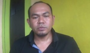 Korban Nuryadi (42) babak belur dipukuli imigran Sudan di warung miliknya di Kawal.