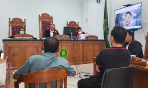 Sidang Pemeriksaan saksi terdakwa TPPO Susanto Alias Acing, Saksi Komarudin sebut Terdakwa Susanto berangkatkan puluhan Kali PMI Illegal Kali ke Malaysia