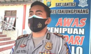 Kasat Lantas Polresta Tanjungpinang, AKP I Made Putra Hari Suargana. (Foto:Roland)