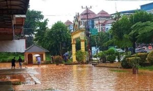 Tanjungpinang Diguyur Hujan Lebat, Taman Harapan Indah Banjir Lumpur
