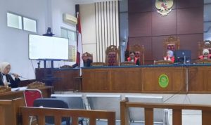 Sidang secara online Dua kurir Narkoba Sabu 959,89 gram dituntut 15 tahun penjara oleh Jaksa Penuntut Umum di PN Tanjungpinang