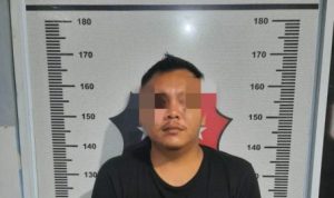 Terduga WS, pelaku bobol rumah di Perum Puspandari diamankan polisi