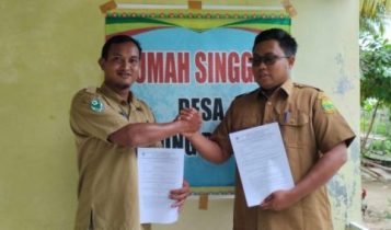 Kades Busung Panjang lakukan MoU pengentasan Stunting dengan UPT Puskesmas Posek