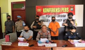 Polsek Singkep Barat, berhasil mengungkap kasus pencurian besi baja dari lokasi proyek pembangunan jembatan di Desa Marok Tua, Kecamatan Singkep Barat, Lingga.