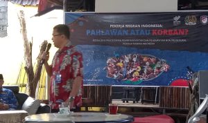 BP2MI Tanjungpinang gelar Sosialisasi Pencegahan Pemberantasan dan Penempatan PMI non prosedural ke Luar Negreri di Tanjungpinang.