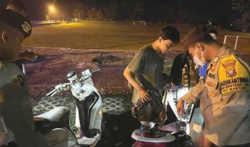 Gelar Razia Polres Bintan Sasar Preman dan Sajam Jajaran Polsek di Polres Bintan melakukan razia untuk menjamin Kamtibmas dan kondusifitas (Foto: Hasura)