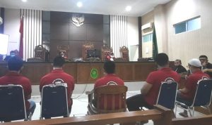 Terdakwa Tri Wahyu membeberkan keterlibatan mantan gubernur dan DPRD Kepri, serta pihak lain di Korupsi dana Bansos APBD-P Kepri 2020 di Pengadilan Tipikor PN Tanjungpinang Selasa (29-11-2022).