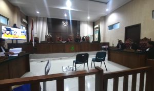 Lima terdakwa korupsi Rp87 miliar dan Bansos APBD 2020 Kepri dituntut 6 sampai 8 tahun penjara oleh Jaksa Penuntut Umum (JPU), di Pengadilan Negeri (PN) Tanjungpinang secara virtual (Foto: Roland)