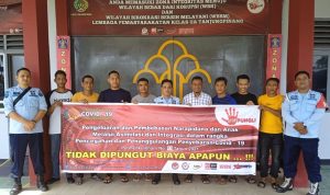 Katanya Tidak Dipungut Biaya, 8 WBP Di Lapas Tanjungpinang Dapat Asimilasi pembebasan bersyarat