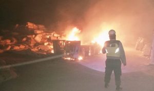 Gudang Batu Bara (Coal shed ) PT.Soma Daya Utama Karimun di jalan Industri pantai Pelawan Desa Pangke Barat terbakar pukul 20.00 WIB, Jumat (27/1/2023).