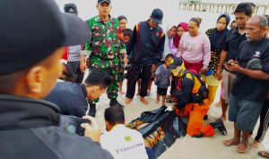 Tim SAR Gabungan melakukan pencarian anak 10 tahun yang dikabarkan tenggelam di Pantai Senggiling, Bintan. (Foto: Hasura)