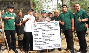 Mendes PDTT Launching Gerakan Padat Karya Tunai Desa di Bintan. (Foto: Hasura)
