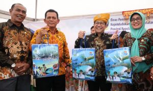 Menteri Desa dan PDTT Abdul Halim Iskandar saat menghadiri dan membuka Sarasehan Peringatan Hari BUMDesa Pertama 2023 di Bintan