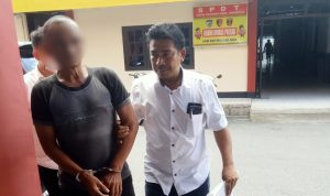 Tersangka A diamankan Polisi karena menyelundupkan PMI secara ilegal dari Tanjungpinang ke Malaysia.