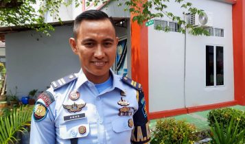 Kepala Pengamanan Lembaga Pemasyarakatan KPLP Lapas Narkotika Tanjungpinang P. Heri Guswanto fotoRoland Kepala Pengamanan Lembaga Pemasyarakatan (KPLP) Lapas Narkotika Tanjungpinang, P. Heri Guswanto (foto: Roland)