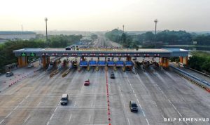 Gerbang Tol Cikampek Utama. (Foto: Kemenhub)