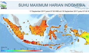 Tangkapan Layar Penjelasan BMKG terhadap cuaca Ekstrim panas saat ini melanda sejumlah tempat di Indonesia.