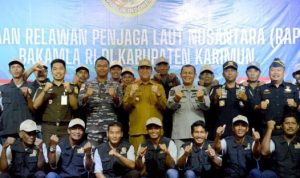 Bakamla Zona Barat melaksanakan pembinaan pengetahuan dan keterampilan bagi anggota Rapala di Karimun. (Foto: Humas Bakamla)