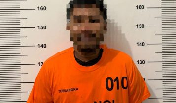 Pelaku narkoba Sabu inisial Rd diamankan Poliis di jalan Kuantan Gang Putri Ledang 11 Tanjungpinang Timur Kamis (4/5/2023).