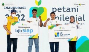 Kegiatan Inaugurasi Petani Milenial Angkatan 2022 di Graha Sanusi Hardjadinata, Kampus Universitas Padjajaran, Jalan Dipati Ukur No 35, Kota Bandung, Jawa Barat, pada Selasa 30 Mei 2023