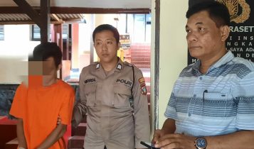Panit Ops Res Polsek Bukit Bestari Ipda Jeriko saat diwawancarai awak media di Mapolsek Bukit Bestari Panit Ops Res Polsek Bukit Bestari, Ipda Jeriko saat diwawancarai awak media di Mapolsek Bukit Bestari