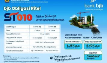 Penawaran SBN Ritel Sukuk Tabungan Seri 010 ST010 Penawaran SBN Ritel Sukuk Tabungan Seri 010 (ST010).