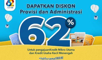program promo potongan 62 biaya administrasi dan biaya provisi Foto Bank bjb program promo potongan 62% biaya administrasi dan biaya provisi (Foto: Bank bjb)