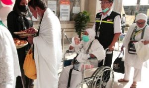 164 jemaah haji asal Provinsi Jambi tiba di Mekkah. (Foto: Humas Kemenag)