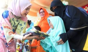 Hafizha Ramadhani, bunda paud Bintan. (Foto: Hasura/Presmedia)