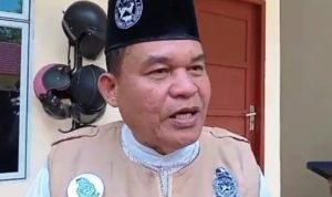 Ketua DPD Juleha Tanjungpinang, Saparilis saat Diwawancarai awak media. (Foto: Roland/Presmedia)