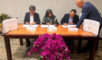 Pertemuan dan penandatanganan kesepakatan Investasi antara Wali Kota Tanjungpinang Hj. Rahma dengan Investor Korea di Jakarta, Senin (19/6/2023) (Foto: Diskominfo Tanjungpiang)