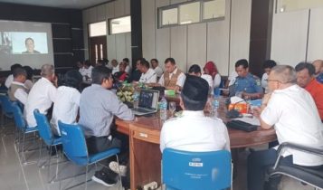 Rapat kajian risiko bencana Kabupaten Natuna tahap l. (Foto: Diskominfo/Presmedia.id)