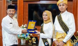 Sekdaprov Kepri Adi Prihantara lepas dua calon anggota Paskibraka dan peserta PPAN 1