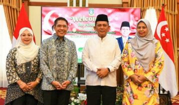 Berkunjung ke Tanjungpinang Provinsi Kepri, Menteri Singapura Maliki Osman dijamu Gubernur Kepri serta berkunjung ke Pulau Penyengat. (Foto Diskominfo KepriPresmedia.id).