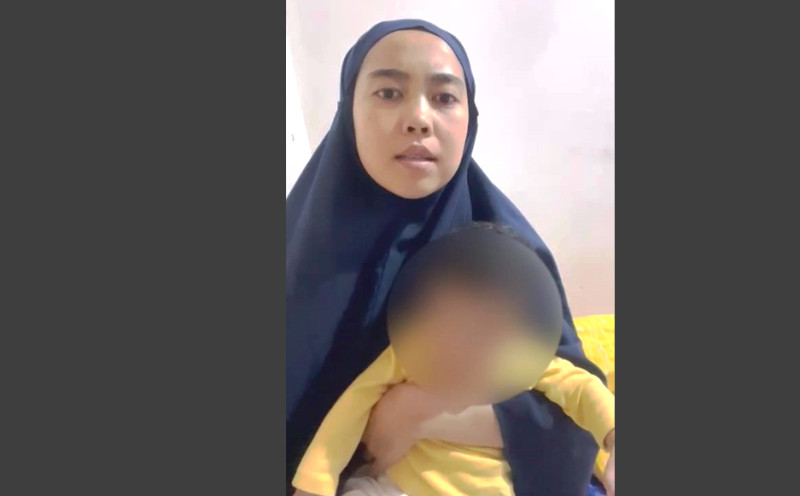 Penanganan Laporan di Polisi Lambat, Ibu Bayi Korban Dugaan Malpraktek RS-RAT (Tangkapan layar Tiktok)