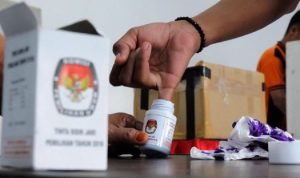 Pencoblosan di Rutan Tanjungpinang. (Foto: Albet/Presmedia.id)