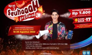 Seuhahhh Festival 2023 akan hadir di Sky Level Mall Paris Van Java pada 16-20 Agustus 2023. (Foto: bjb)